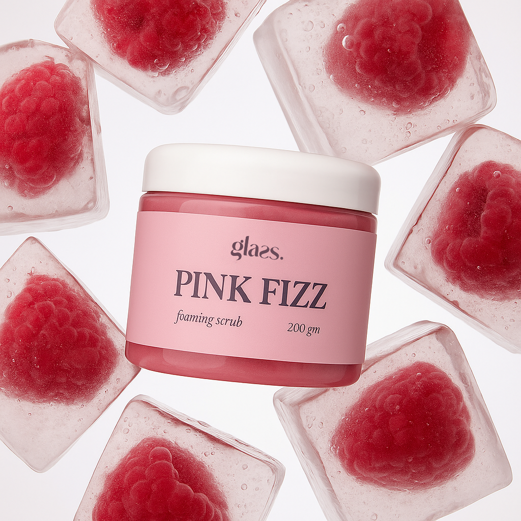 Pink Fizz Foaming Scrub